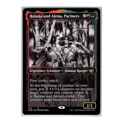 Halana and Alena, Partners #325 Showcase MTG 2021 Innistrad: Crimson Vow (VOW) - Image 1