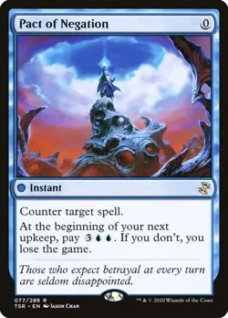 Pact of Negation x1 Time Spiral Remastered MTG Magic the Gathering Blue Instant  - Image 1