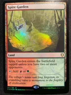 MTG Spire Garden #361/361 Foil Rare Commander Legends: Battle for BG (CLB) NM - Image 1