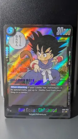 Son Goku : Childhood SB01-053 R Dragon Ball Super Card Game Fusion World - Image 1