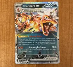 Charizard ex 125/197, NM, Scarlet & Violet Obsidian Flames, Pokemon TCG Cards - Image 1