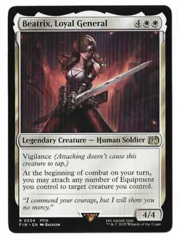 MTG Beatrix, Loyal General Final Fantasy (FIN) Rare Magic Card #0554 Unplayed - Image 3
