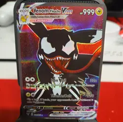 Pikachu Venom Marvel/Pokemon Card VMAX GX EX GX ACG Holo Cosplay - Image 6