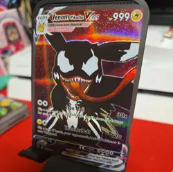 Pikachu Venom Marvel/Pokemon Card VMAX GX EX GX ACG Holo Cosplay - Image 8
