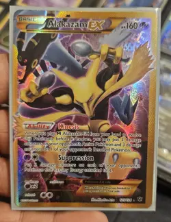 Alakazam EX Fates Collide 125/124 Full Art Holo Secret Rare Pokémon TCG Card - Image 6