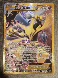 Alakazam EX Fates Collide 125/124 Full Art Holo Secret Rare Pokémon TCG Card - Image 7