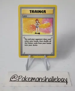 Lass 75/102 SHADOWLESS - Base Set WOTC *LP* Rare Pokemon Card - Image 1