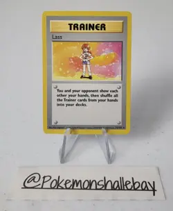 Lass 75/102 SHADOWLESS - Base Set WOTC *LP* Rare Pokemon Card - Image 5