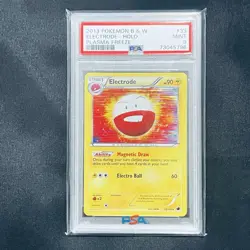 PSA 9 MINT Electrode 33/116 HOLO RARE BW Plasma Freeze Pokemon Card Graded - Image 3
