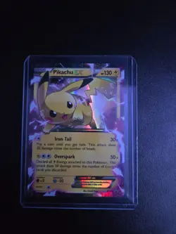 Pokémon TCG Pikachu EX XY84 Black Star Promo Holo Card NM/MT Condition - Image 5
