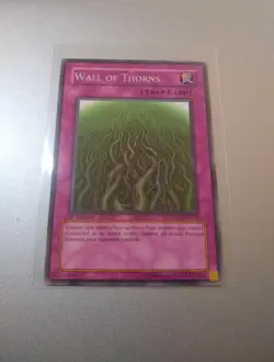 YU-GI-OH! Wall of Thorns. CRMS-EN079. 1st Edition Rare Trap Card. TCG CCG Yugioh - Image 1
