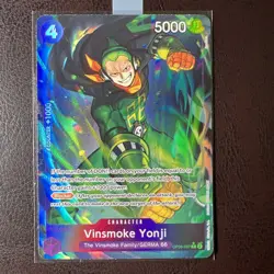 Vinsmoke Yonji OP06-067 Full Art One Piece Premium Booster The Best Card Game - Image 1