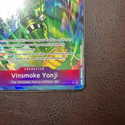 Vinsmoke Yonji OP06-067 Full Art One Piece Premium Booster The Best Card Game - Image 15