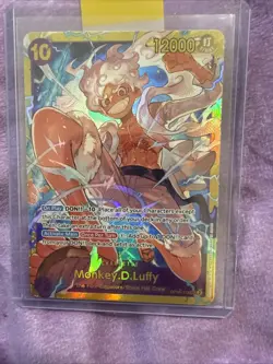One Piece Card Game OP05-119 Monkey D Luffy Gear 5 SEC English - Image 3