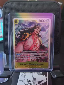 Kouzuki Momonosuke OP06-107 SR - One Piece Card - Wings of Captain - English - Image 1