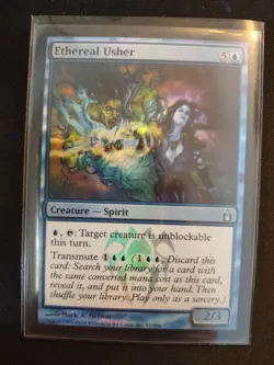 FOIL Ethereal Usher LP Ravnica Magic Card MTG 1x - Image 2