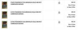 RESERVED ALL CARDS IN PIC POKEMON TCG GRININJA HOLO NM #117 UNBROKEN RESERVED - Image 2