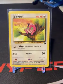 JIGGLYPUFF - Base Set 2 - 77/130 - Common - Pokemon Card - Unlimited Edition NM - Image 3