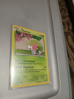 Pokemon Card Shaymin XY188 Black Star Promo Holo Near Mint - Image 8