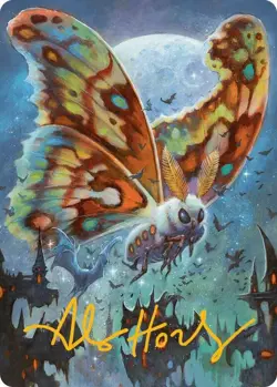 1 x Luminous Broodmoth (48/54) Art Card - Gold-Stamped Signature - Art Series: B - Image 2