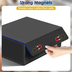 ⭐ Card Deck Storage Box 1800 Card Deck Holder Box Trading Storage Box Magnet New - Image 5