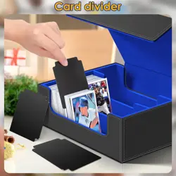 ⭐ Card Deck Storage Box 1800 Card Deck Holder Box Trading Storage Box Magnet New - Image 6