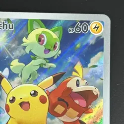 Pikachu SVP 27 Paldea Evolved Black Star Promo Card Pokemon TCG 2023 - Image 10