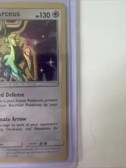 Shining Arceus - 57/73 - Pokemon Shining Legends Sun & Moon Ultra Rare Card NM - Image 2