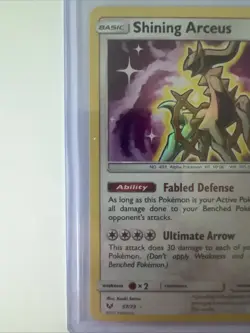 Shining Arceus - 57/73 - Pokemon Shining Legends Sun & Moon Ultra Rare Card NM - Image 3