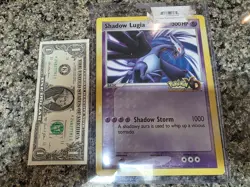 2005 E3 Shadow Lugia Nintendo JUMBO 5.75x8 Gale Darkness Pokemon Promo Card RARE - Image 11