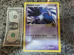 2005 E3 Shadow Lugia Nintendo JUMBO 5.75x8 Gale Darkness Pokemon Promo Card RARE - Image 13