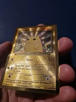 Pokemon Card - GOLD Pikachu 58/102 - 25th Celebrations UPC 2021 Base Set Metal - Image 3