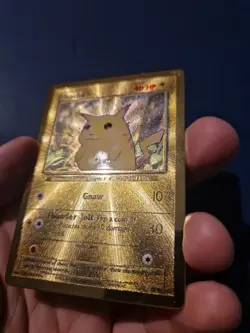 Pokemon Card - GOLD Pikachu 58/102 - 25th Celebrations UPC 2021 Base Set Metal - Image 7