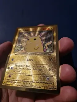 Pokemon Card - GOLD Pikachu 58/102 - 25th Celebrations UPC 2021 Base Set Metal - Image 8