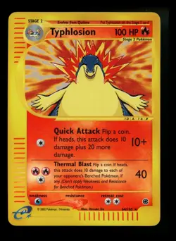 Typhlosion 64/165 Expedition 2002 Reverse Holo Rare Pokémon Card TCG - Image 1