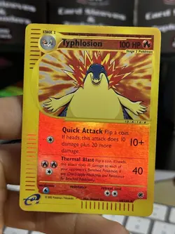 Typhlosion 64/165 Expedition 2002 Reverse Holo Rare Pokémon Card TCG - Image 3
