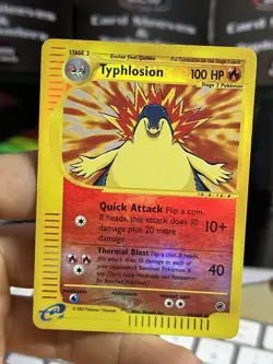 Typhlosion 64/165 Expedition 2002 Reverse Holo Rare Pokémon Card TCG - Image 4