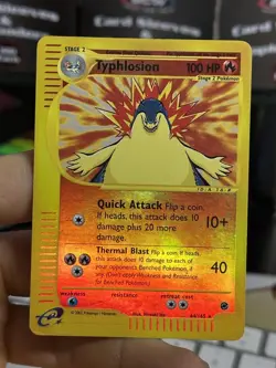 Typhlosion 64/165 Expedition 2002 Reverse Holo Rare Pokémon Card TCG - Image 5