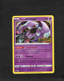 Galarian Articuno SWSH123 Holo Rare Evolving Skies Black Star Promo Pokemon Card - Image 3