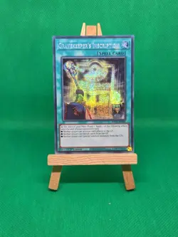 Yu-Gi-Oh MP24-EN064 Gravekeeper's Inscription Prismatic Secret Rare 1st Edition - Image 1