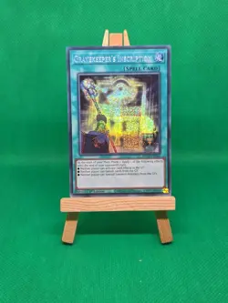 Yu-Gi-Oh MP24-EN064 Gravekeeper's Inscription Prismatic Secret Rare 1st Edition - Image 2