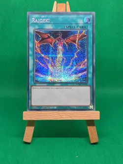 MP24-EN056 Raigeki Alternate Art - Prismatic Secret Rare 1st Edition YuGiOh Card - Image 10
