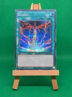 MP24-EN056 Raigeki Alternate Art - Prismatic Secret Rare 1st Edition YuGiOh Card - Image 16
