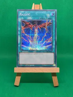 MP24-EN056 Raigeki Alternate Art - Prismatic Secret Rare 1st Edition YuGiOh Card - Image 7