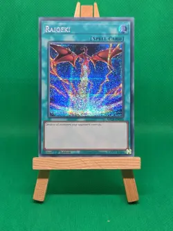 MP24-EN056 Raigeki Alternate Art - Prismatic Secret Rare 1st Edition YuGiOh Card - Image 9