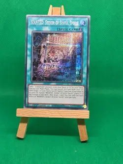 MP24-EN122 WANTED: Seeker of Sinful Spoils Prismatic Secret Rare 1st Ed YuGiOh - Image 10