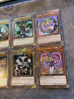 Yugioh Dark Magician Lot Of 6 Cards Platinum Secret Rare Bonanza And Stampede - Image 3