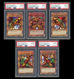 Yu-Gi-Oh PSA10*5 Exodia/Forbidden One Set 2022 World Premiere Pack Japanese - Image 3