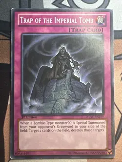 Trap of the Imperial Tomb - LP - LCJW-EN219 - Common - 1st Ed - Yu-Gi-Oh! TCG - Image 1