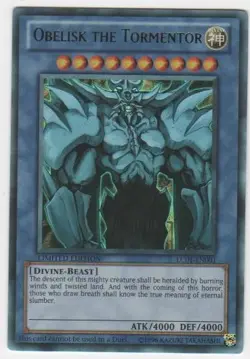 Obelisk the Tormentor - LC01-EN001 - Ultra Rare - Limited Edition NM YuGiOh!  Le - Image 2